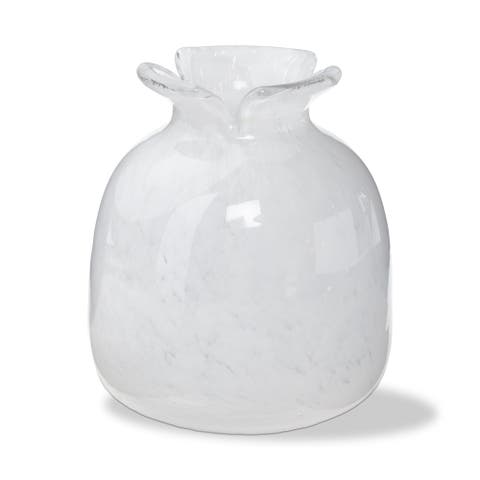 Everyday Cozy Mini Bud Vase White Glass