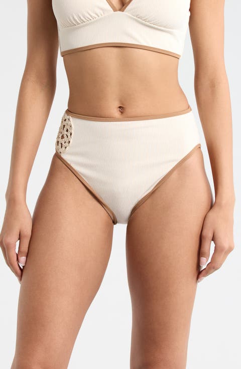 High Waist Bikini Bottoms