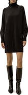 Lilysilk Wool-Cashmere Turtleneck Sweater Dress