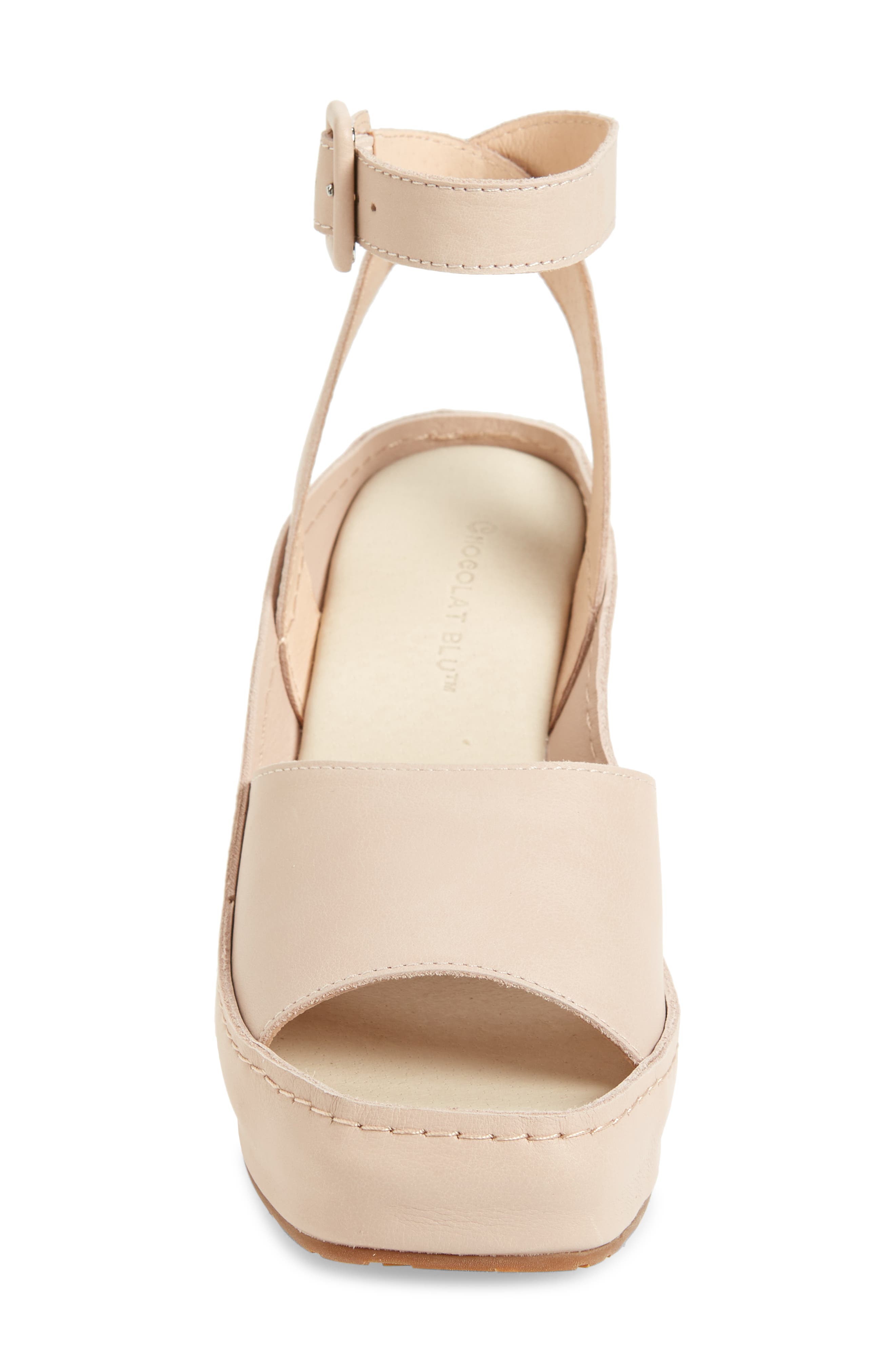 Chocolat Blu Pixie Ankle Strap Platform Wedge Sandal, Alternate, color, 