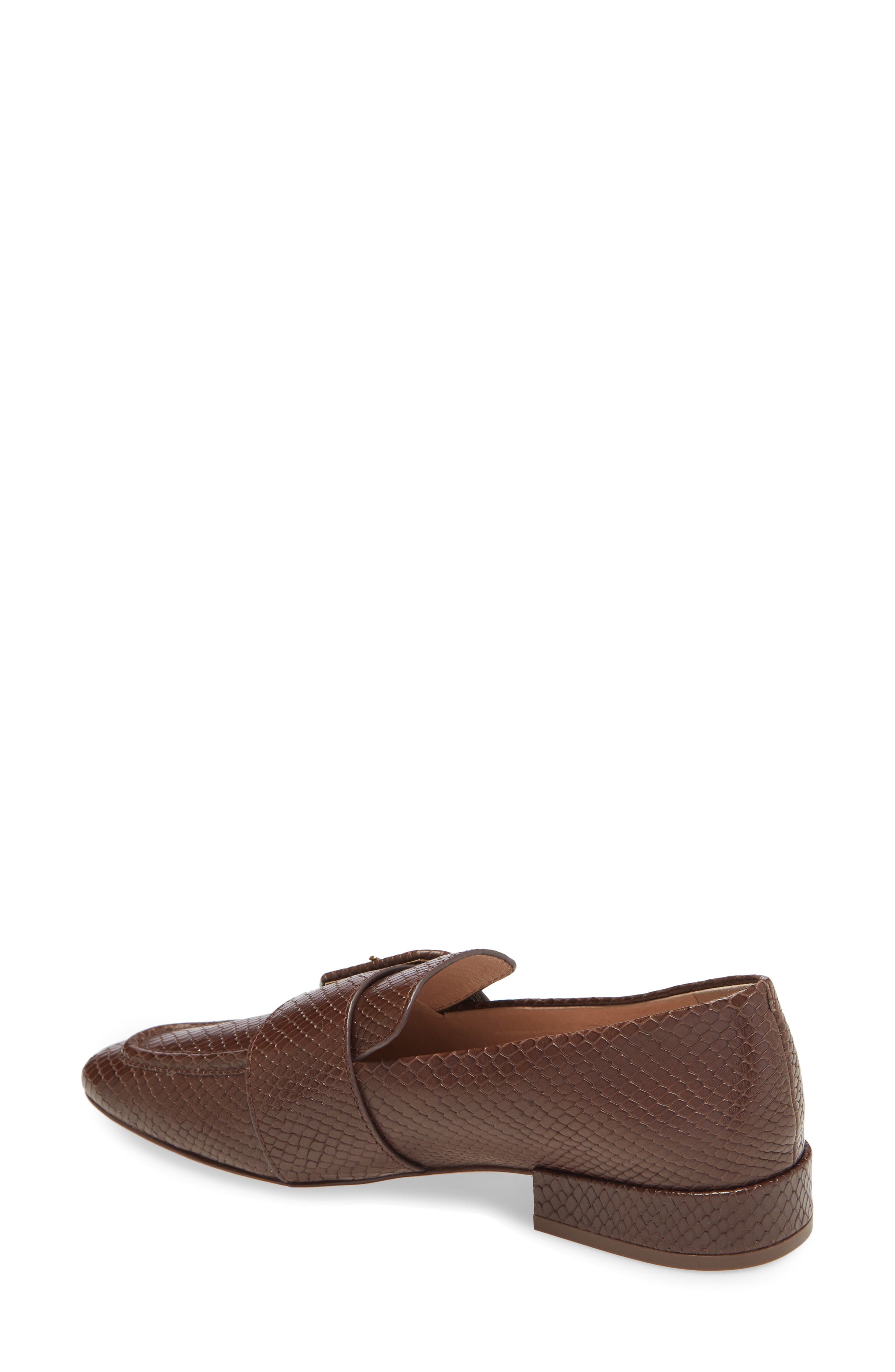 Espen Loafer, Alternate, color, CHESTNUT EMBOSSED SNAKE PRINT