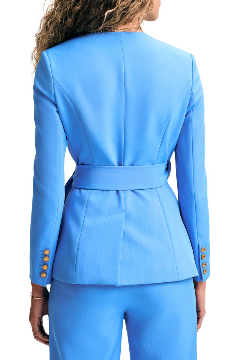Isaac Mizrahi New York Wrap Blazer, Alternate, color, French Blue
