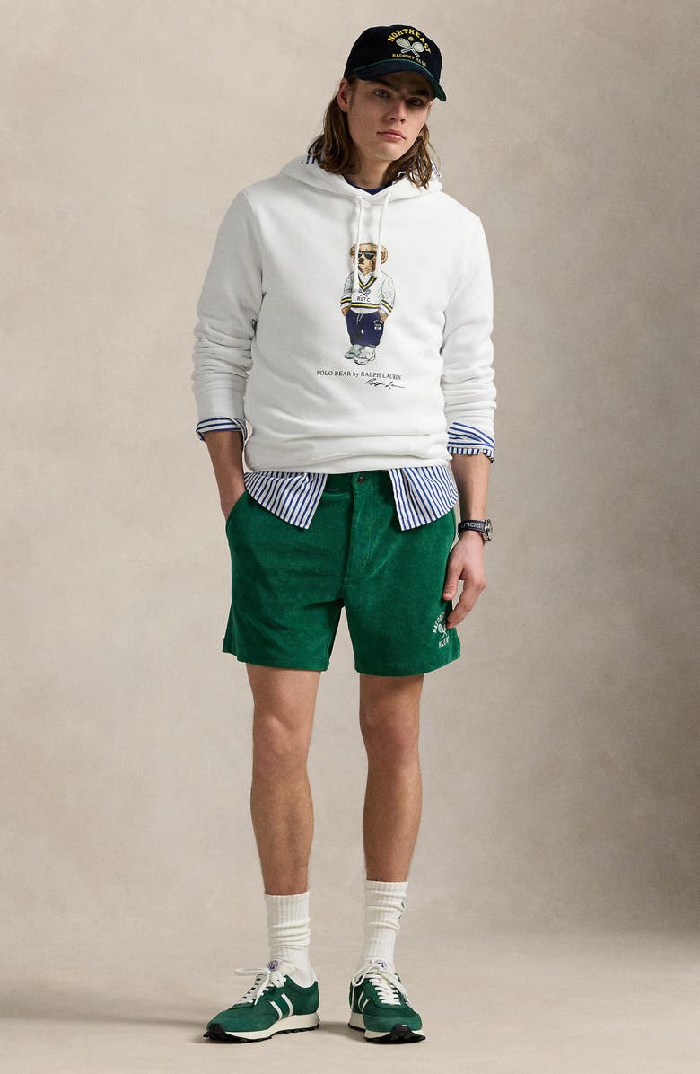 Polo Ralph Lauren Polo Bear Fleece Graphic Hoodie, Alternate, color, 