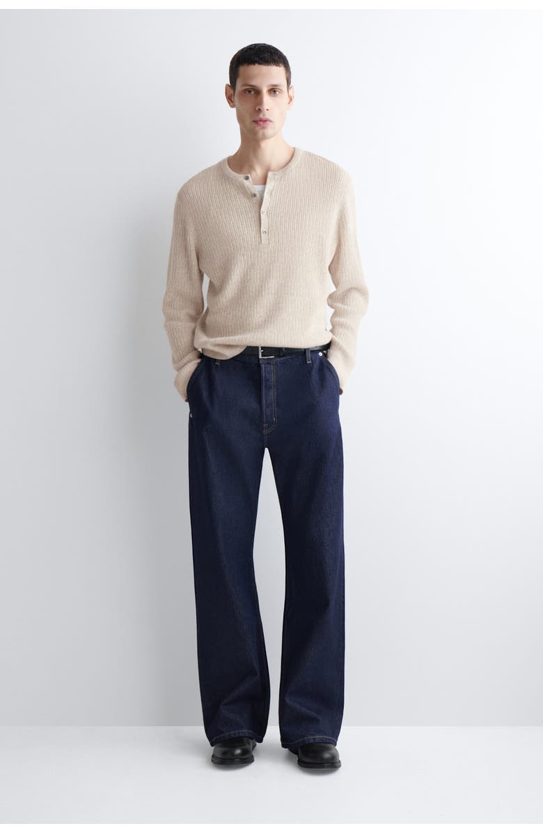 COS Relaxed-fit Bootleg Jeans, Main, color, Indigo