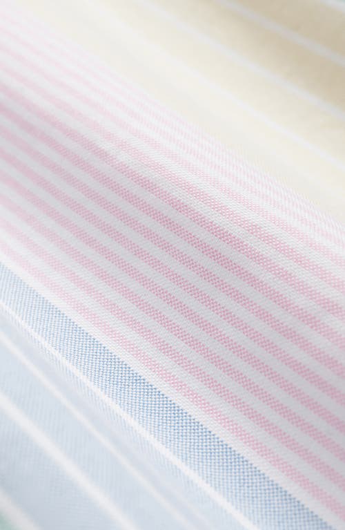 Brooks Brothers Candy Stripe Button-down Shirt In Blue