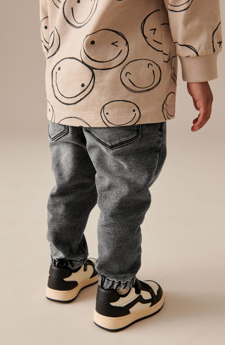 NEXT Kids' Straight Leg Drawstring Jeans, Alternate, color,