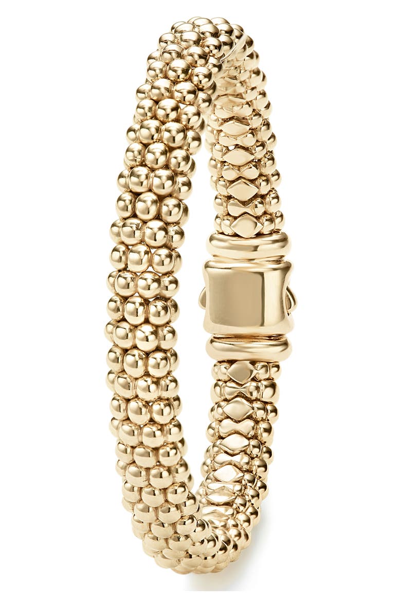 Caviar Gold Rope Bracelet, Alternate, color, GOLD