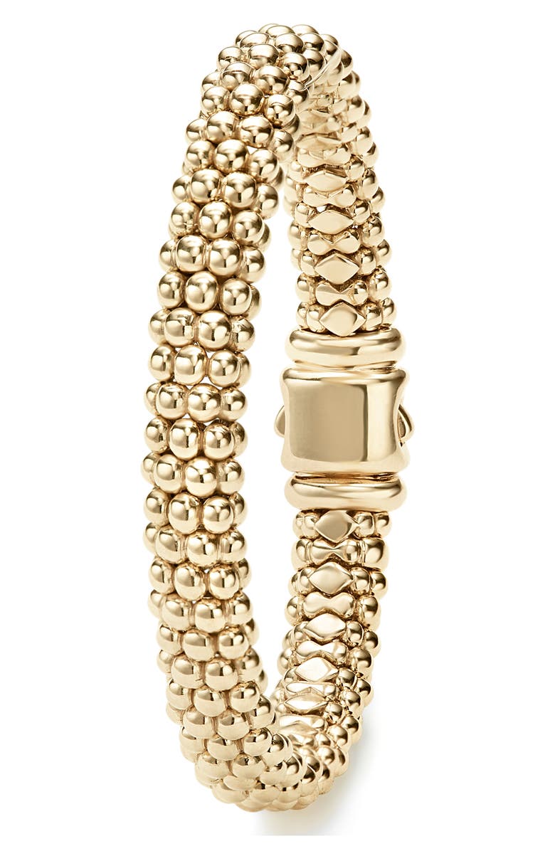 LAGOS Caviar Gold Rope Bracelet, Alternate, color, Gold
