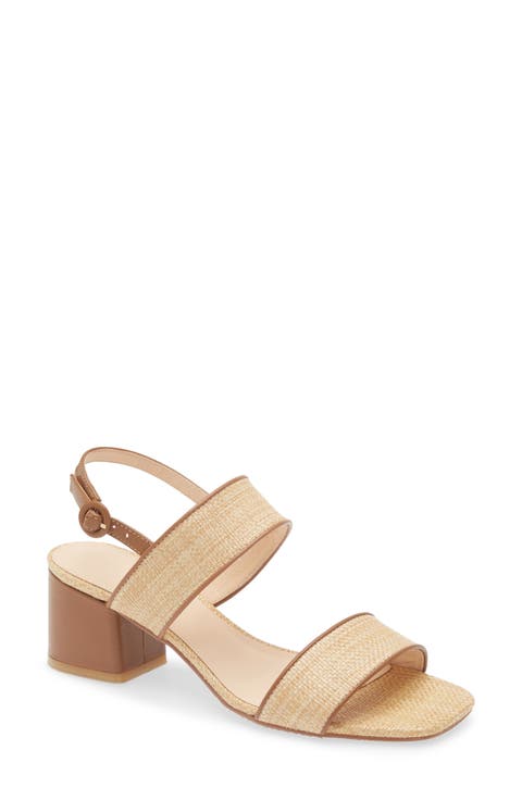 Double Strap Slingback Sandal (Women)