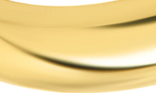 Sterling Forever Tabitha Polished Hoop Earrings In Gold