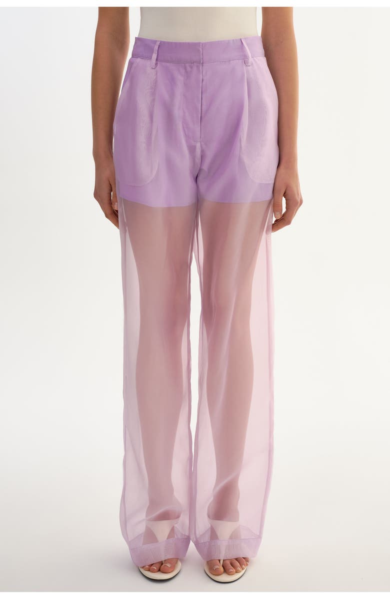 LAMARQUE Aloma | Sheer Pants, Alternate, color, Lilac