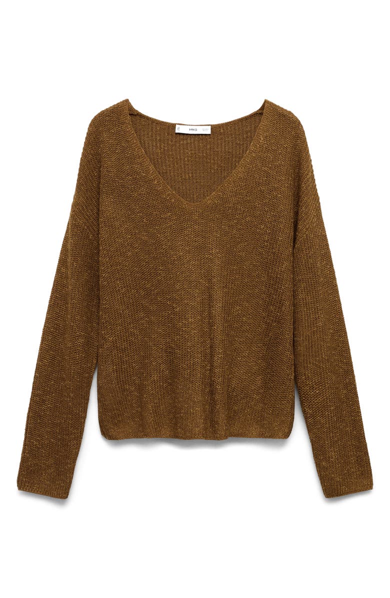 MANGO V-Neck Sweater, Alternate, color, 