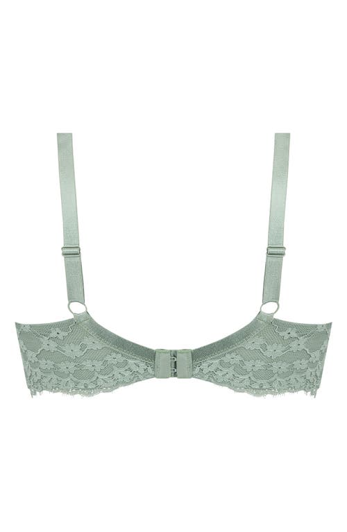 Hunkemoller Hunkemöller Daisy Lace Underwire Bra In Green