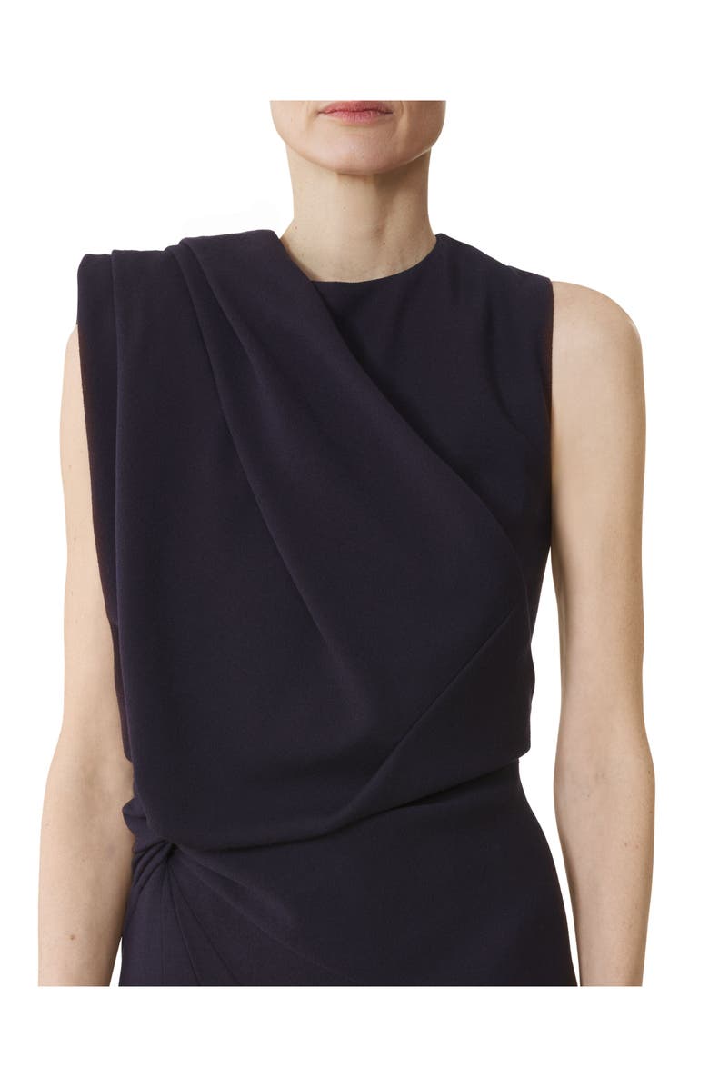 Lanvin Midi Dress In Flannel, Alternate, color, Montana