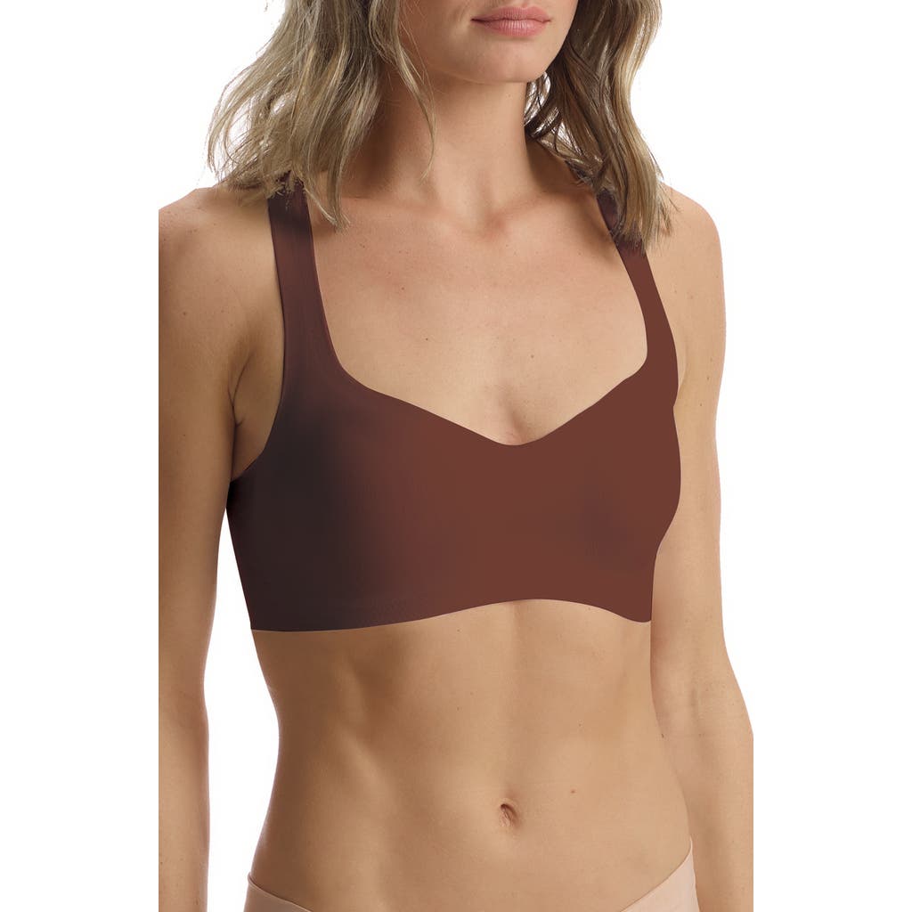 Commando Butter Soft Racerback Bralette In Cinnamon