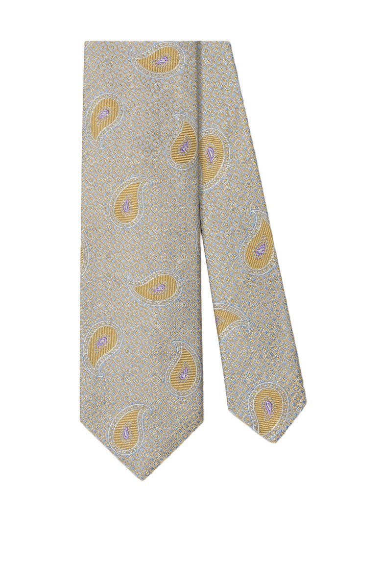 Robert Talbott Robert Pine Geo Jacquard Best of Class Necktie, Main, color, Gold