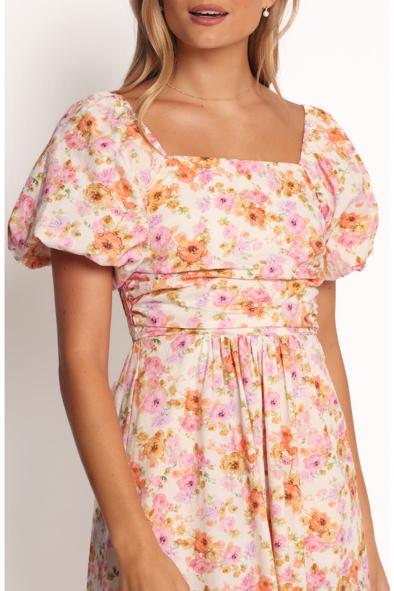clo puff sleeve midi dress Clo Puff Sleeve Midi Dress (Women)