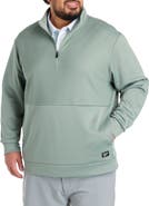 Reebok Big & Tall Performance Double-Knit 1/4-Zip Pullover