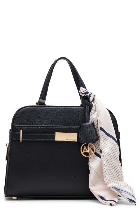 Medium Satchel with Scarf