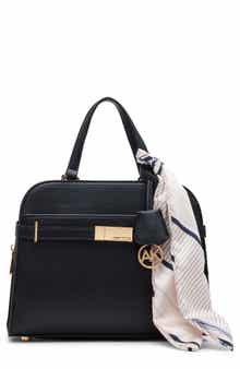 Anne Klein Medium Satchel with Scarf