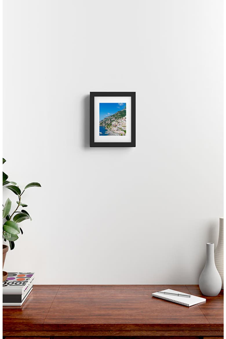 Amalfi Framed Art Print, Alternate, color, BLUE