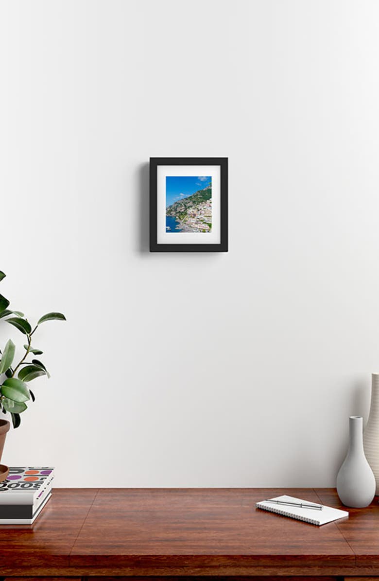 Deny Designs Amalfi Framed Art Print, Alternate, color, Blue