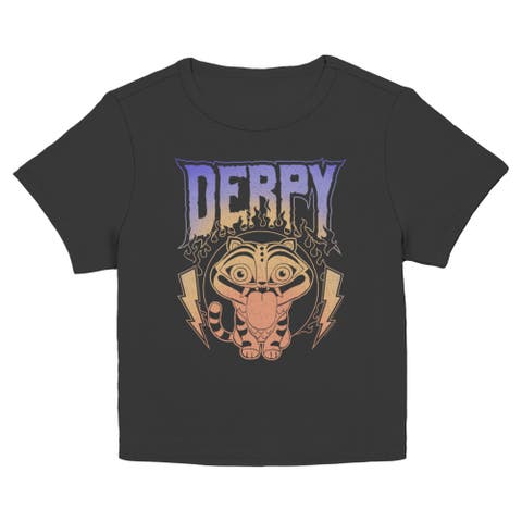 Junior's KPop Demon Hunters Bold Depry Logo  Graphic T-Shirt