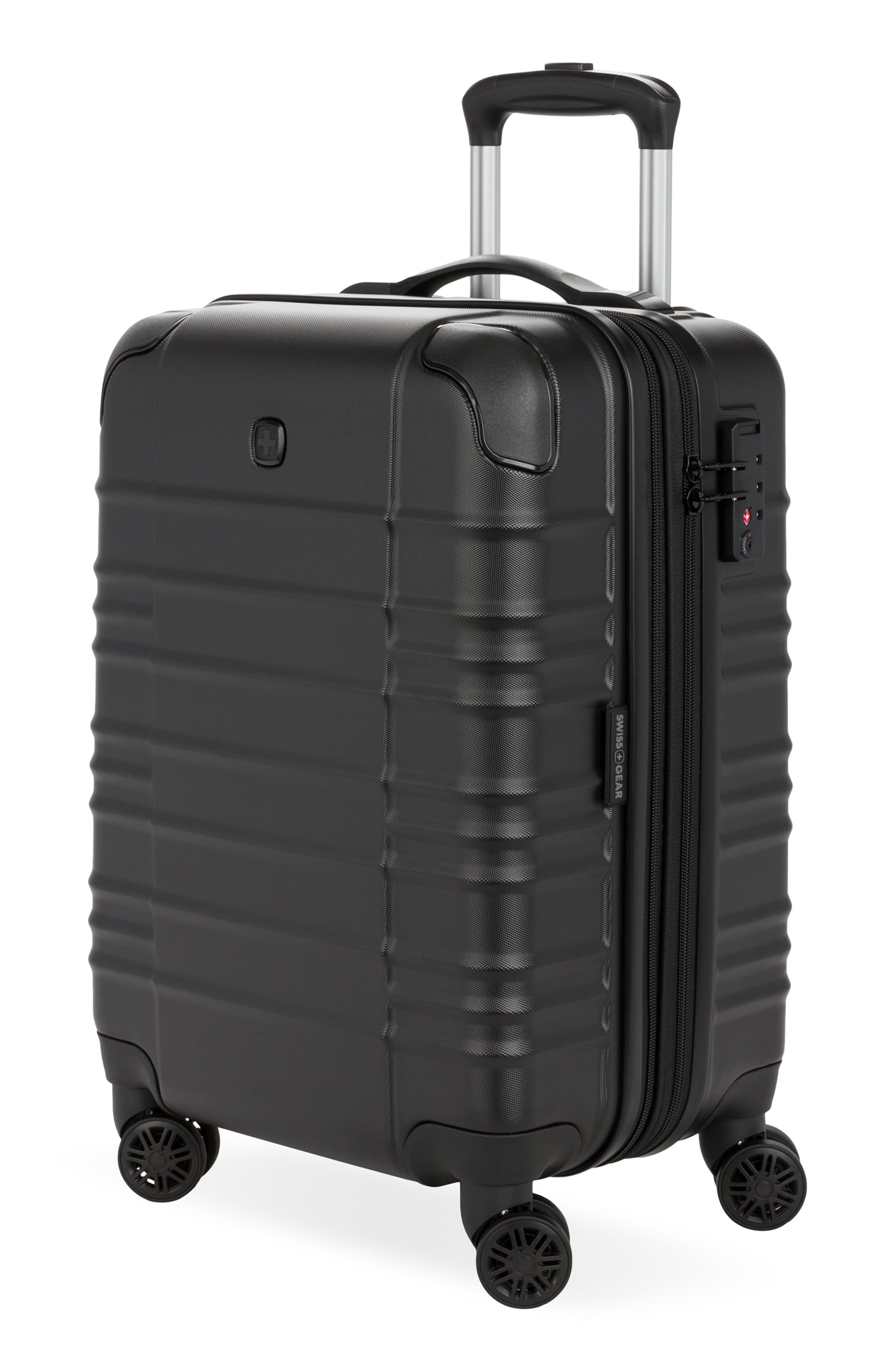 SWISSGEAR 21-Inch Hardside Spinner Carry-On Suitcase, Main, color, 