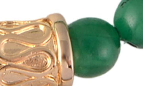 Rachel Roy Set Of 2 Malachite Stretch Beaded Bracelets In Green