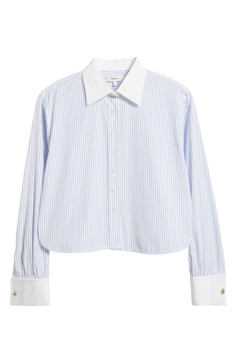 FRAME The Charles Button-Up Shirt, Alternate, color, Oxford Blue Multi