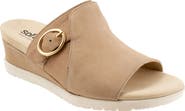 SoftWalk® Newberry Platform Wedge Slide Sandal