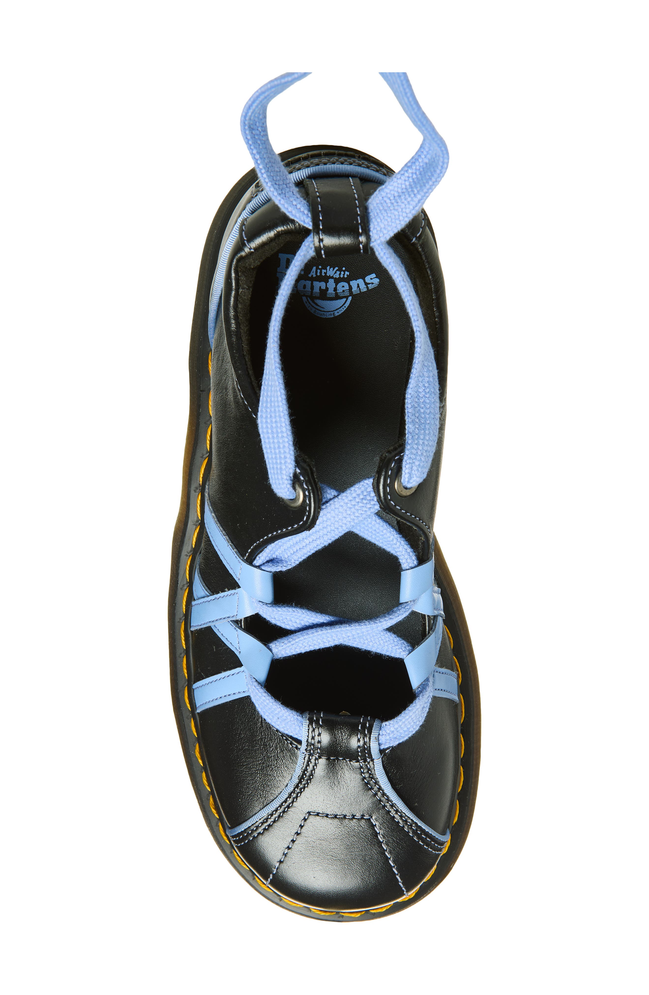 Dr. Martens Buzz Ballerina Wraparound Lace, Alternate, color, Black