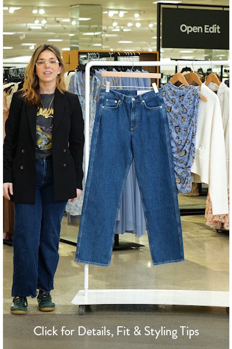 Shea High Waist Straight Leg Jeans video