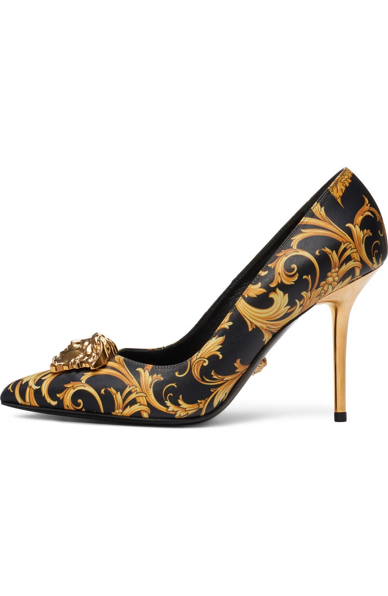 Versace Palazzo Pointed Toe Pump, Alternate, color,