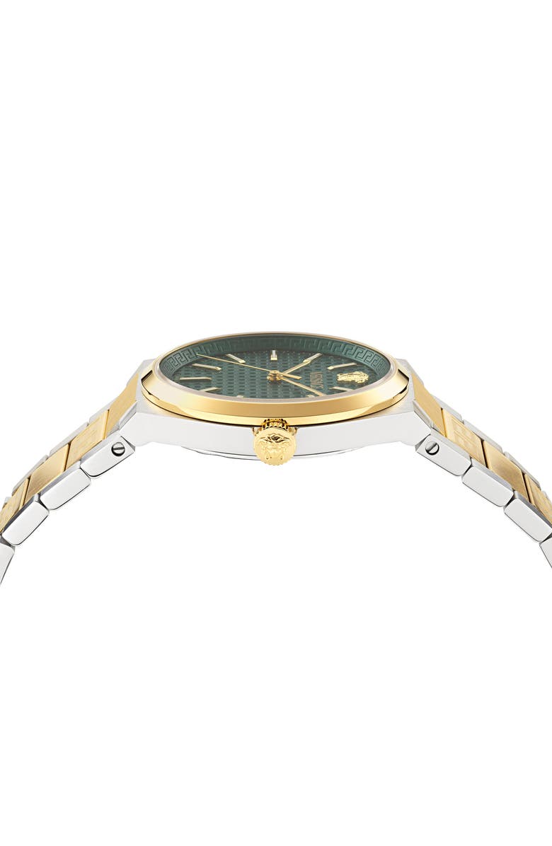 Versace V-Auria Two-Tone Bracelet Watch, 39mm, Alternate, color, Two Tone
