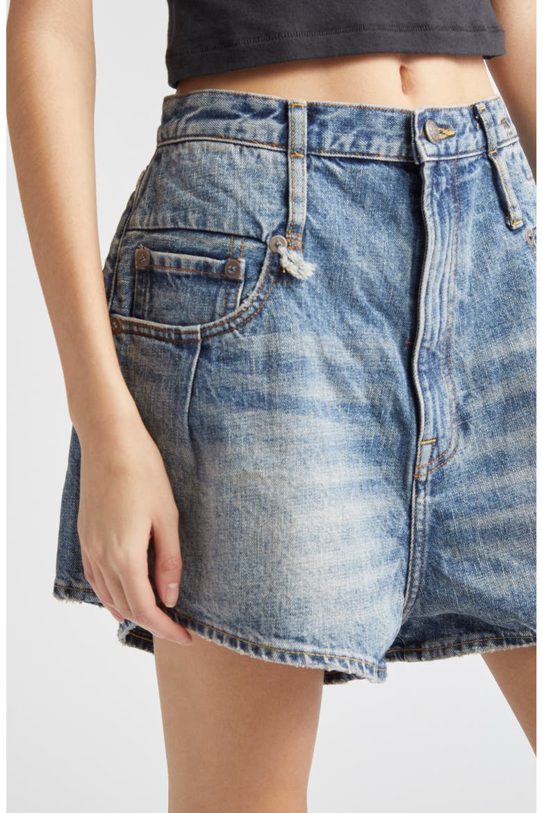 Double Loop Venti Denim Shorts, Alternate, color, BARTER INDIGO