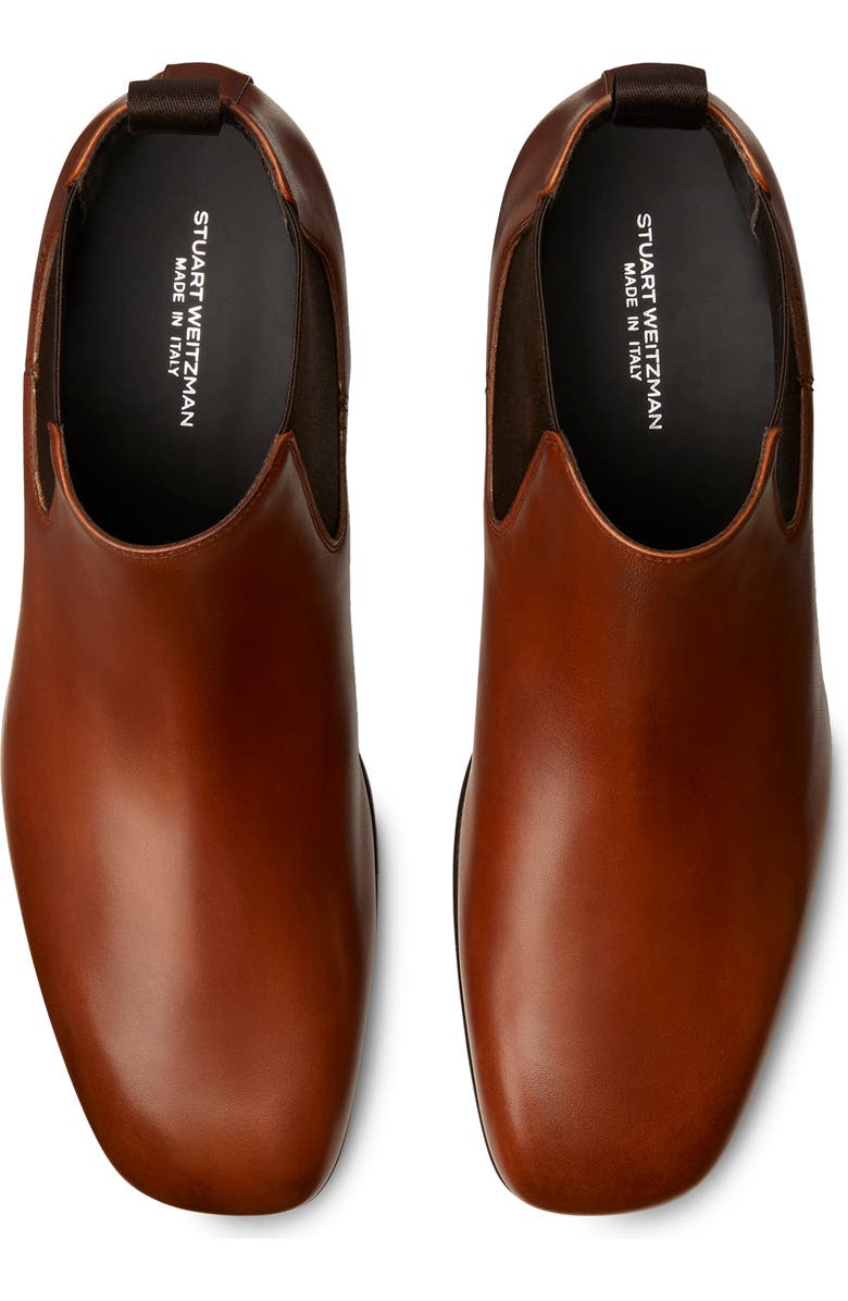 Stuart Weitzman Adwin Chelsea Boot, Alternate, color, Medium Brown