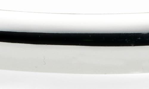 Argento Vivo Two-tone Convex Cuff Bracelet In Silver