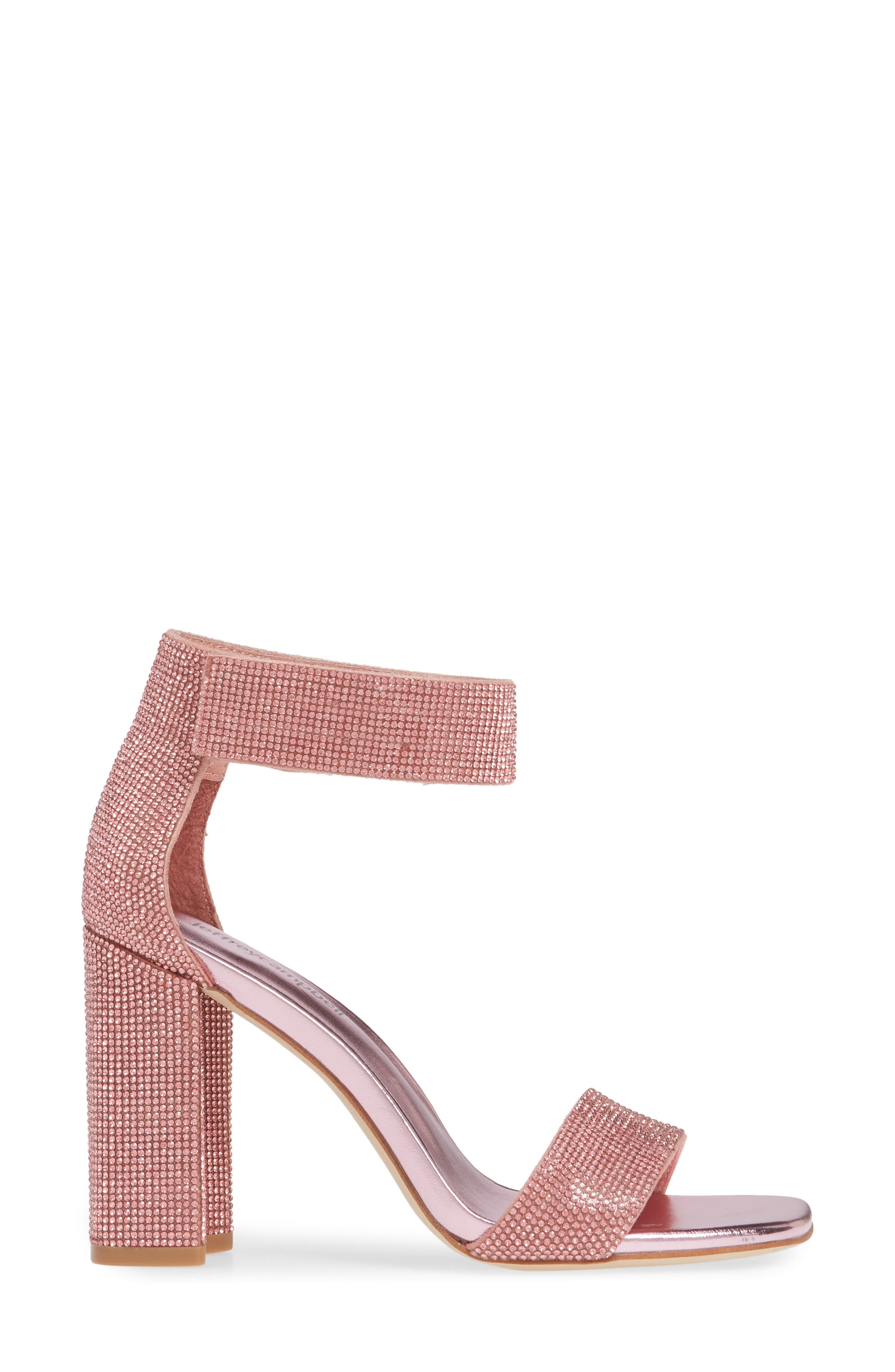 Lorena Embellished Ankle Strap Sandal, Alternate, color, PINK COMBO