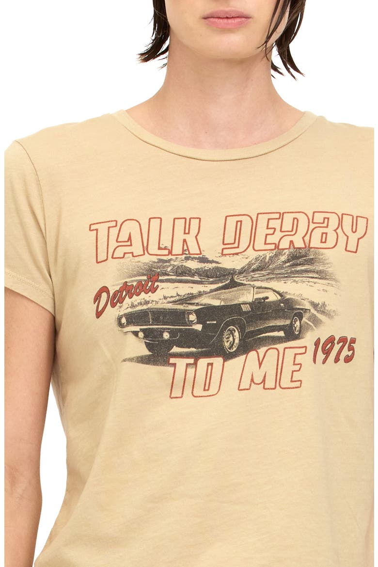 Talk Derby To Me Graphic T-Shirt, Alternate, color, CAMEL