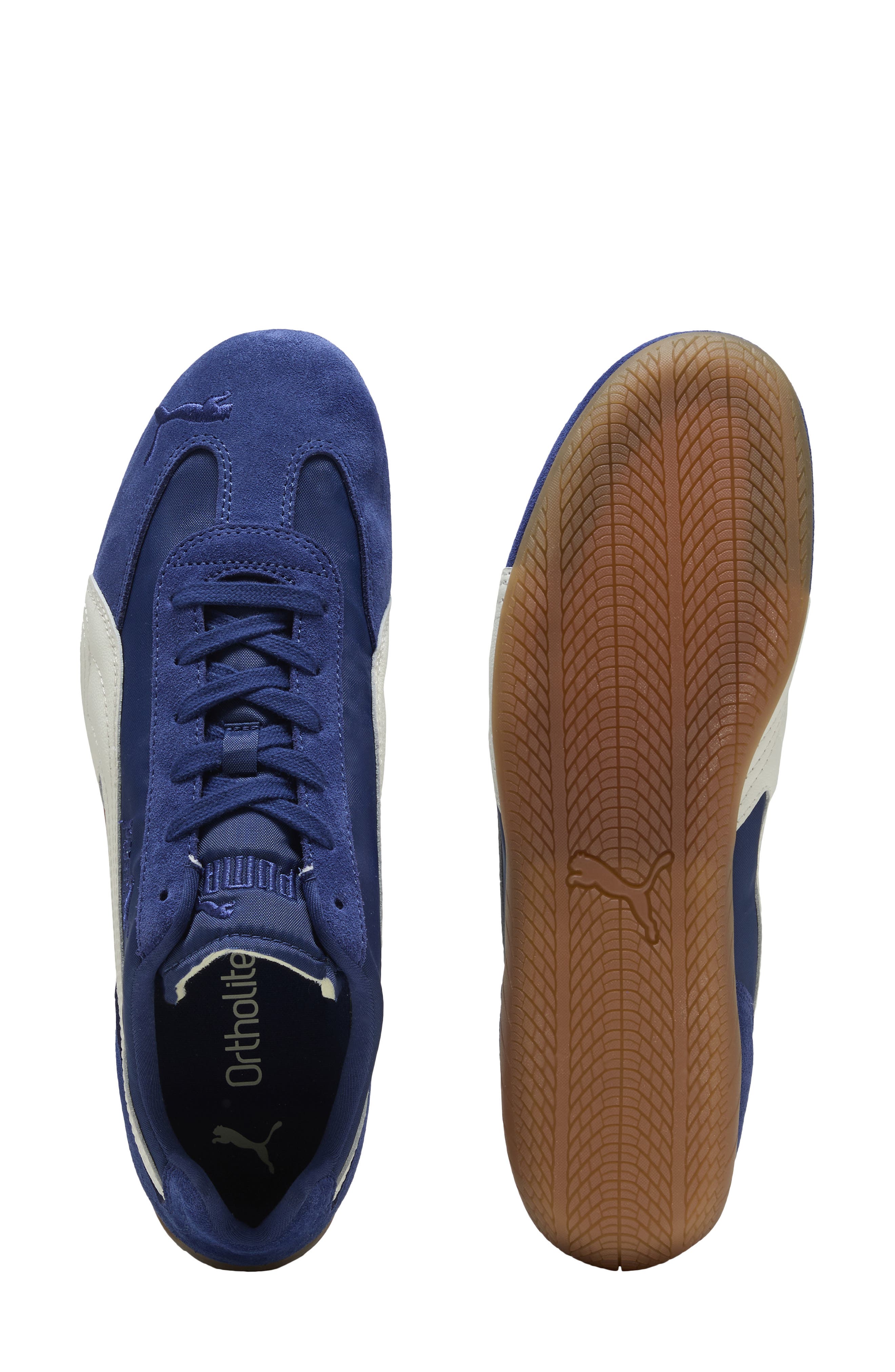 PUMA Speedcat Nylon Sneaker, Alternate, color, Blue Jewel/ Puma White