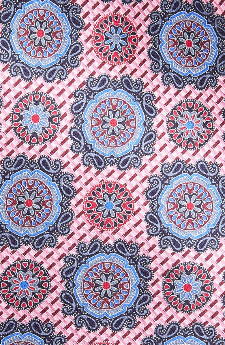 ZEGNA Ermenegildo Zegna Medallion Silk Tie, Alternate, color,