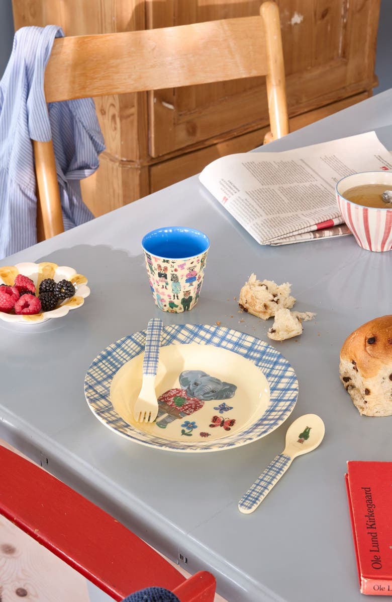 Rice by Rice x Nathalie Lété Set of 4 Melamine Kid's Cups, Alternate, color, 