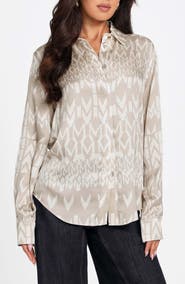 Marciano New Melissa Paisley Button-Up Shirt