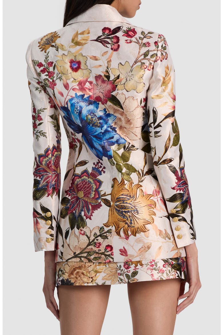 Denny Slim Notch Collar Boyfriend Blazer, Alternate, color, FALLEN PETALS LG