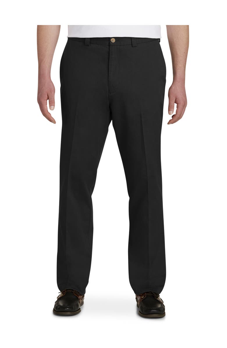 Harbor Bay by DXL Waist-Relaxer Pants, Main, color, Black