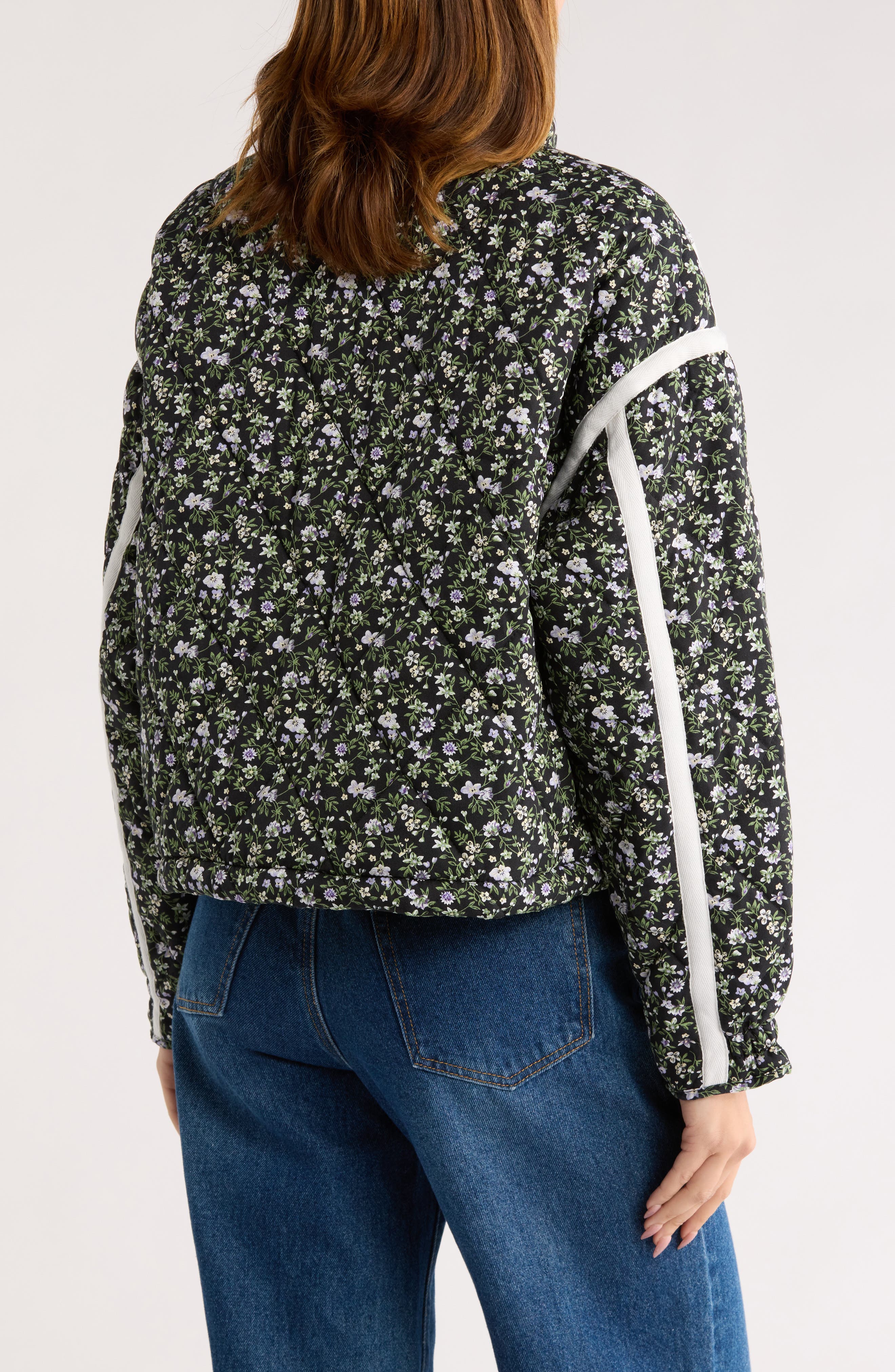 Cropped Quilted Jacket - image 2