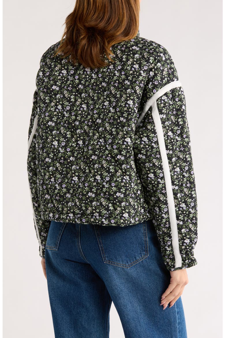 Cropped Quilted Jacket, Alternate, color, NIGHT GARD