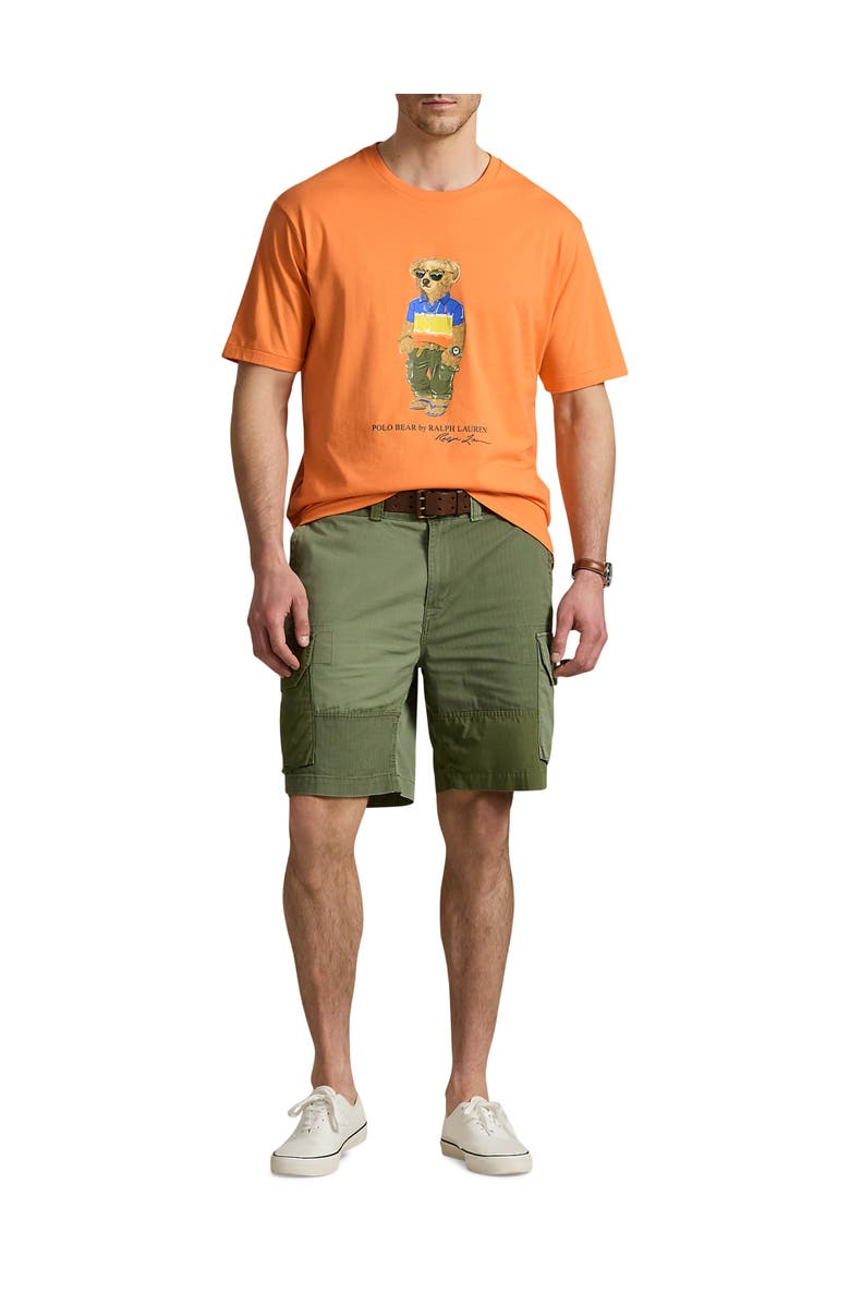Polo Ralph Lauren Big & Tall Polo Bear Jersey T-Shirt, Alternate, color, Peach Beach Shop