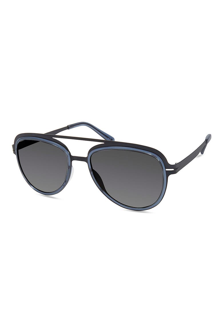 54mm Aviator Sunglasses, Alternate, color, BLUE CRYSTAL